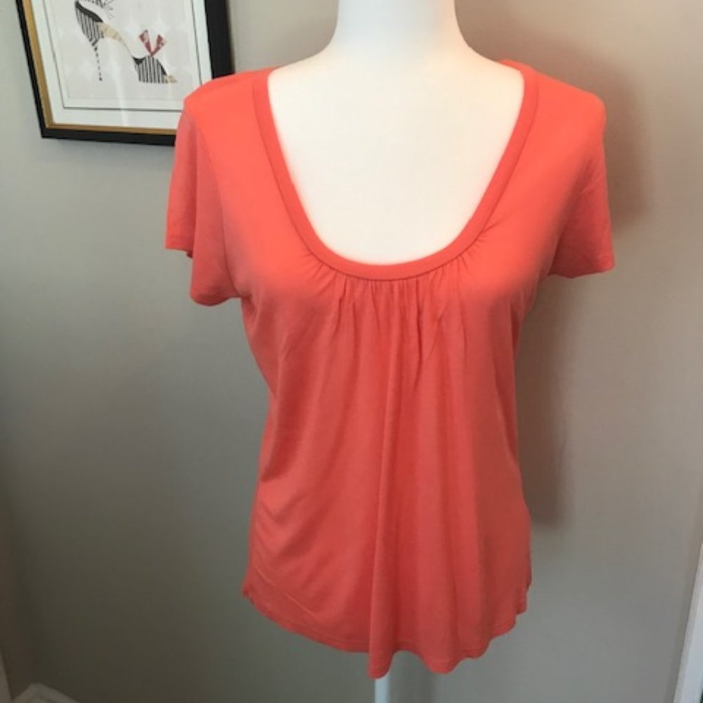 The Limited - Melon Scoop Neck T-Shirt